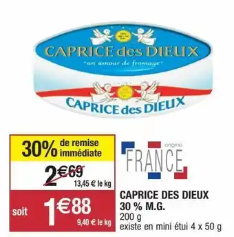 Migros Fromage caprice des dieux offre