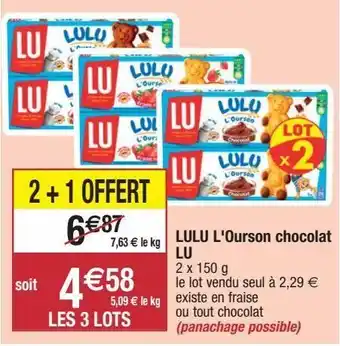 Migros Biscuits au chocolat lu offre