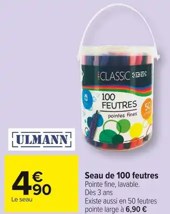 Ulmann seau de 100 feutres