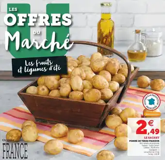 Super U Pomme de terre primeur offre