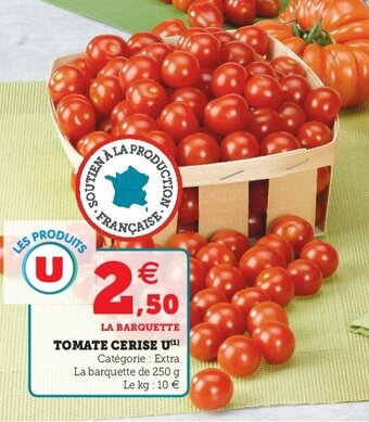 Super U Tomate cerise u offre