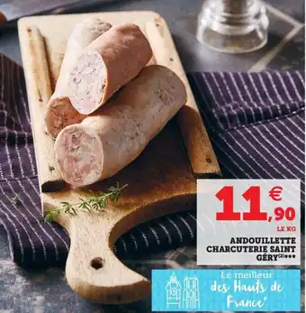 Super U Andouillette charcuterie saint gery offre
