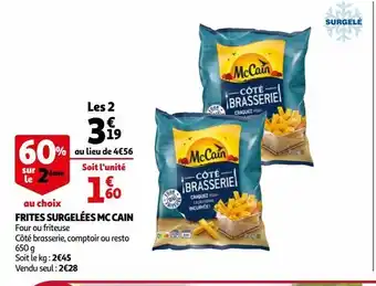 Auchan Supermarché Frites surgelées mc cain offre