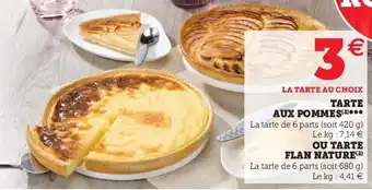 Super U Tarte aux pommes offre