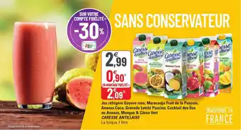 G20 CARESSE ANTILLAISE jus réfrigéré goyave rose offre