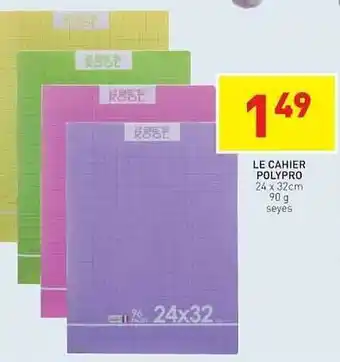 Stokomani Le Cahier Polypro offre
