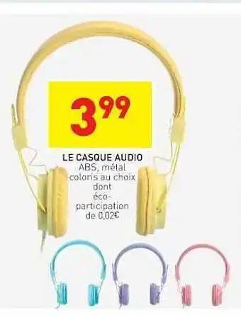 Stokomani Le Casque Audio offre