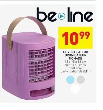 Le Ventilateur Brumisateur Nomade