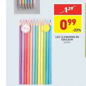 Les 12 Crayons De Couleur