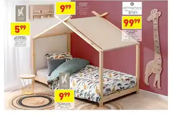 Stokomani Le Panneau œillets Voile, Le Tapis Jute, Le Lit Tente Enfant offre