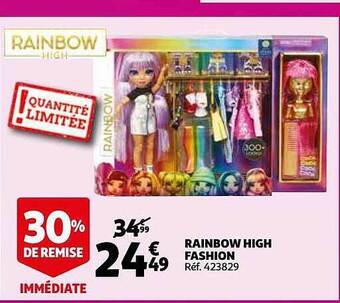 Auchan Rainbow High Fashion offre