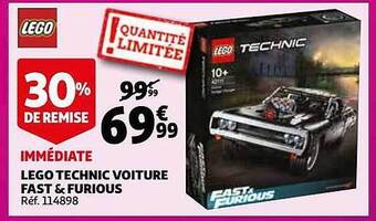 Auchan Lego Technic Voiture Fast & Furious offre