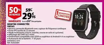 Auchan Montre Connectée Sw161 offre