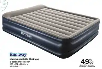 Carrefour Matelas Gonflable électrique Bestway offre