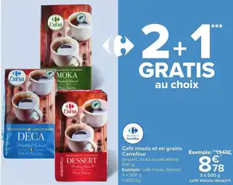 Carrefour Café Moulu Et En Grains Carrefour offre