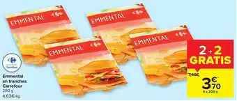 Carrefour Emmental En Tranches Carrefour offre