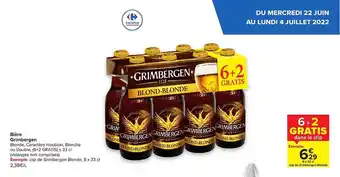 Carrefour Bière Grimbergen offre