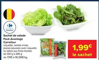Carrefour Sachet De Salade Pack Avantage Carrefour offre