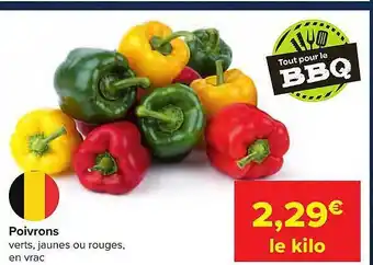 Carrefour Poivrons offre