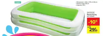 Carrefour Piscine Family Intex offre