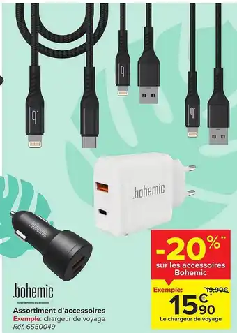 Carrefour Assortiment D'accessoires Bohemic offre