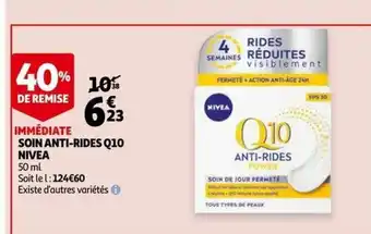 Auchan Nivea Soin Anti-Rides Q10 offre