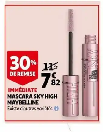 Auchan Mascara Sky High Maybelline offre