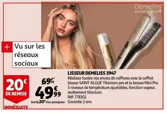 Auchan Lisseur Demeiss 3947 offre