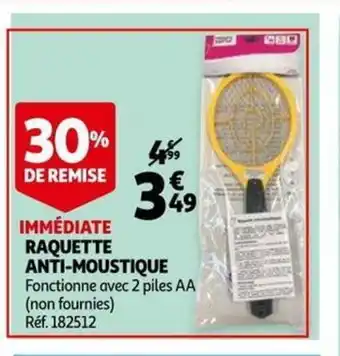Auchan Raquette Anti-Moustique offre