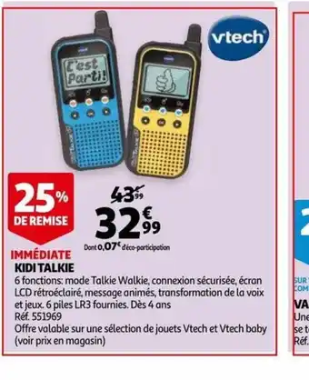 Auchan Kidi Talkie offre
