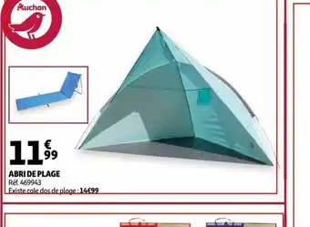 Auchan Abri de Plage offre