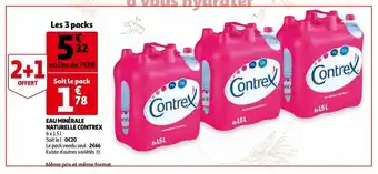 Auchan Eau Minérale Naturelle Contrex offre