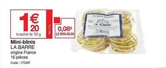 Mini-blinis La Barre