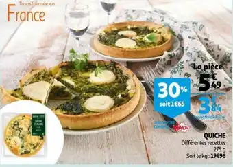 Auchan Supermarché Quiche offre