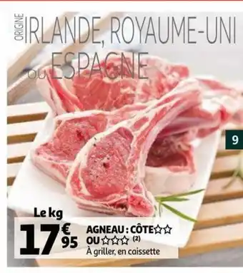 Auchan Supermarché Agneau Côte Ou offre