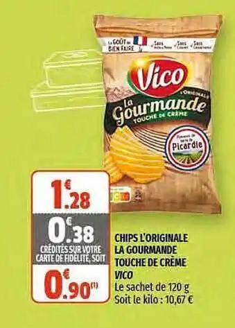 Coccinelle Express Chips L'originale La Gourmande Touche De Crème Vico offre