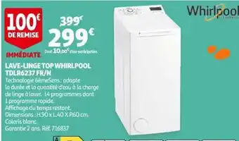 Lave-Linge Top Whirlpool