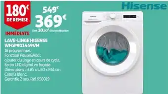 Auchan Hisense Lave-Linge offre