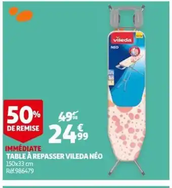 Auchan Table à Repasser Vileda Néo offre