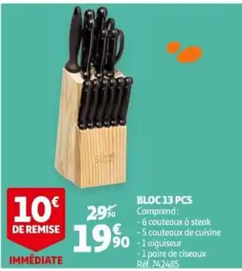 Auchan Bloc 13pcs offre