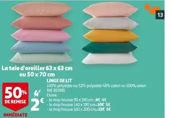 Auchan Linge de Lit offre