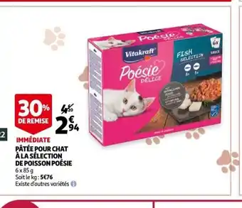 Auchan Pâtée Pour Chat à La Sélection de Poison Poésie offre
