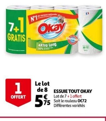 Auchan Essuie Tout Okay offre
