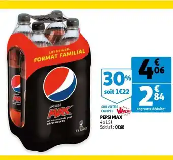 Auchan Pepsi Max offre