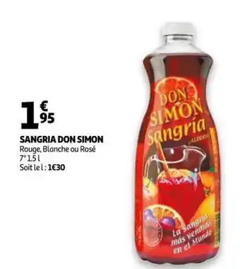 Auchan Sangria Don Simon offre