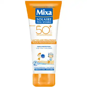 Auchan Supermarché Lait solaire pédiatrique spf 50+ mixa offre