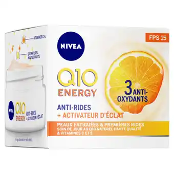 Auchan Supermarché Soin anti-âge énergie jour q10 nivea offre