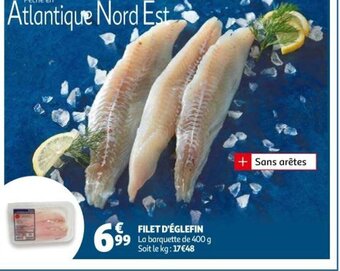Auchan Filet d'églefin offre