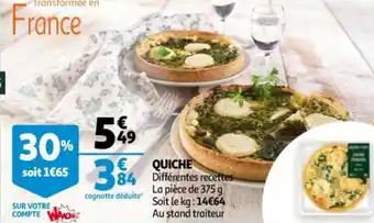 Auchan Quiche offre