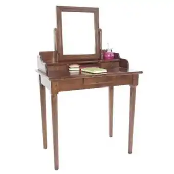 Pier Import Coiffeuse avec miroir 3 tiroirs hévéa 80x50x133cm tradition offre